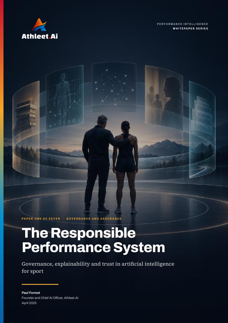 Cover of The Responsible Performance System, an Athleet.AI whitepaper